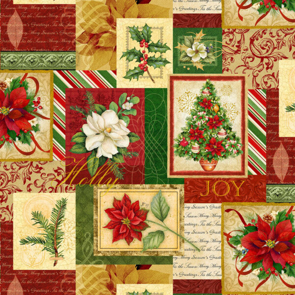 41 Patchwork Christmas Bloom (4069)