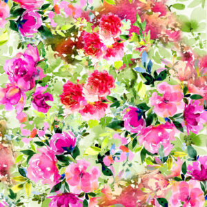 20C Floral Chartreuse Under the Tuscan Sun (4074)