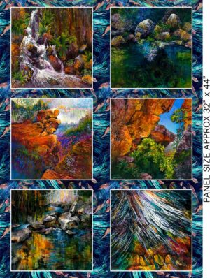 A 32 Inch Flow Panel Kondalilla Falls (4108)