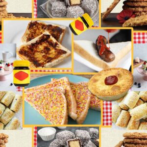 A Aussie Food Collage Bush Tucker Bites (4106)