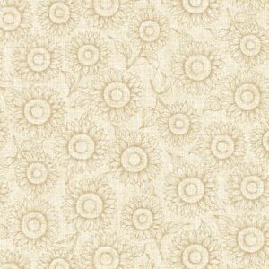 11537 Sunflower Texture Cream Michael Miller Widebacks (3078)