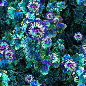 N Gum Blossom Teal Glorious Gum Blossoms (4109)