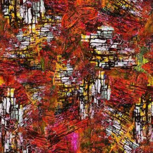 O Rock Fractures Red Ochre Kondalilla Falls (4108)