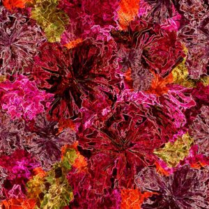 P Stylised Blossoms Pink Glorious Gum Blossoms (4109)