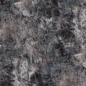 09B Cracking Texture Black Heritage Floral (4118)