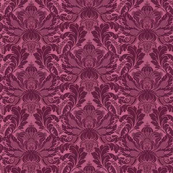 10A Damask Aubergine Heritage Floral (4118)