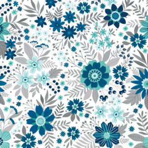 11 Indigo Among the Wildflowers II Wide Backings (17100W)