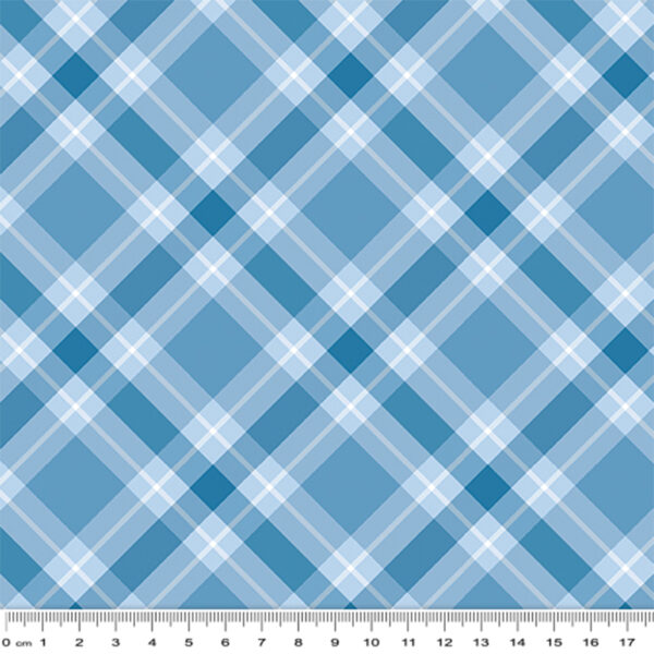 53 Light Blue Plaid Wide Backings (14944W)