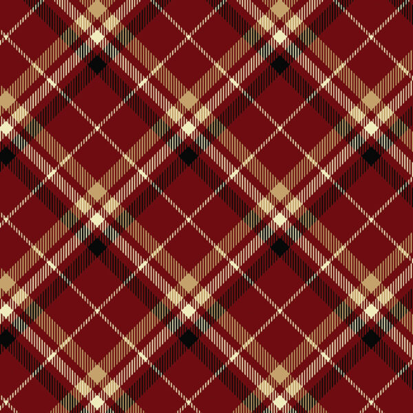 87 Burgundy Tartan Wide Backings (14992W)