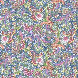 99 Paisley Multi April's Garden Wide Backings (16540W)
