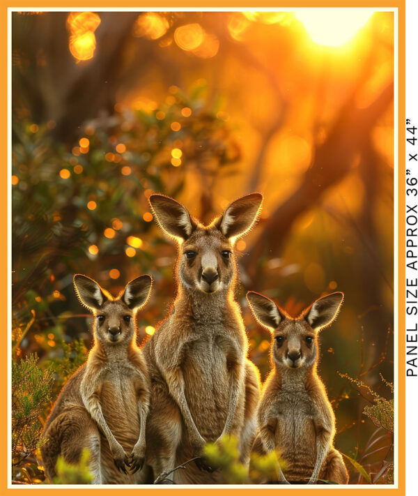 A 36 Inch Panel Marsupial Moments 4125