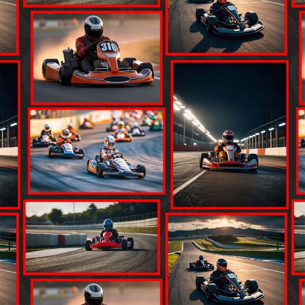 B Go Kart Collage Kart Craze (4126)