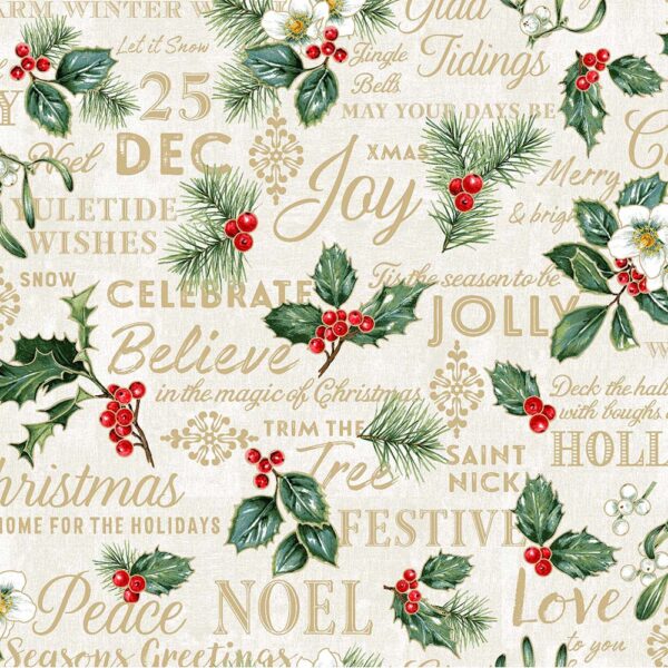 17C Season's Greetings Cream Tis the Season (4120)