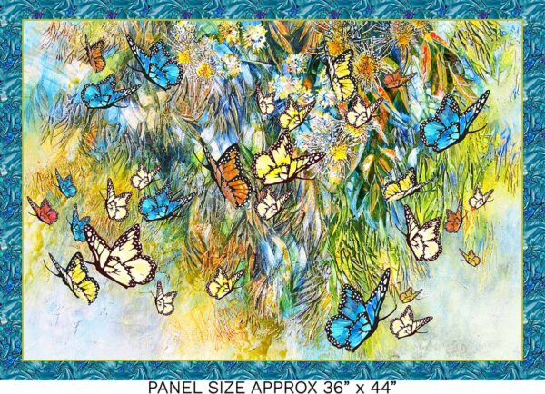 01 44 Inch Gumleaf Panel Flutter and Bloom (5005)