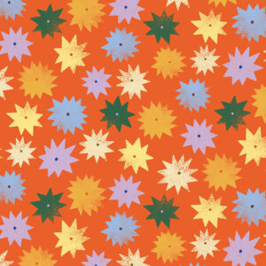 53O POinted Dots Orange See Ya Later Alligator 4182