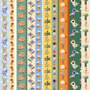 56 Alligator Stripe Multi See Ya Later Alligator 4182