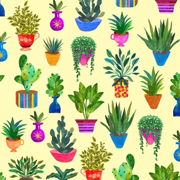 79Y Houseplants Yellow Books are Magic (4180)