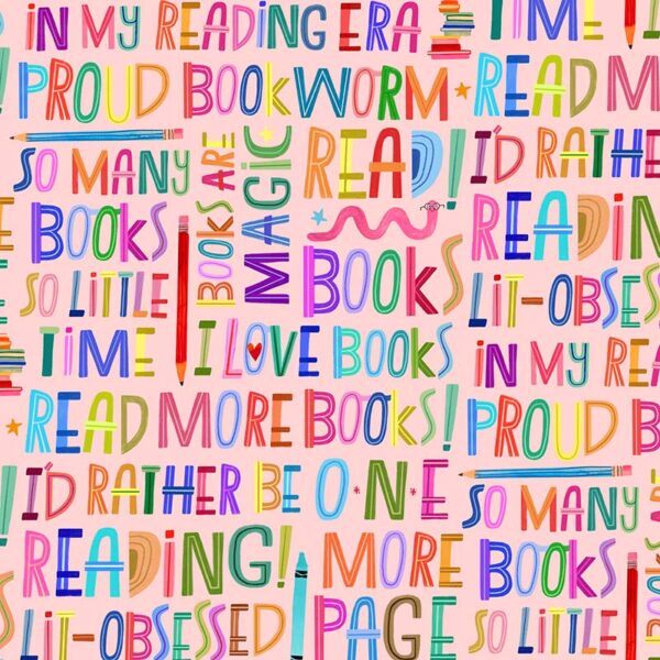 80B I Love Books Blush Books are Magic (4180)