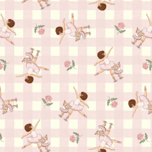 89 Ballerinas and Bunnies Cream Swan Lake 4183