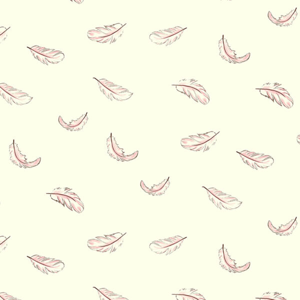 95 Floating Feathers Cream Swan Lake 4183