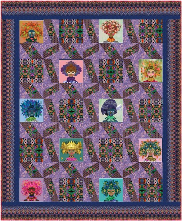 *Sisterhood Gentle Warriors Quilt Pattern - By Benartex
