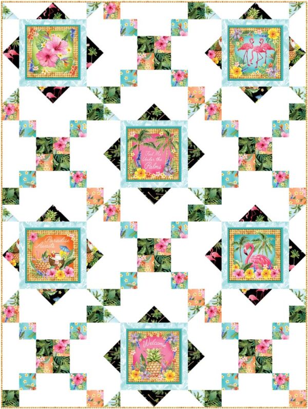 *Endless Summer Paradise Awaits Quilt Pattern - By Benartex