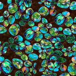 03 Green Ironstone Fire in the Stone Wide Backings (5017)