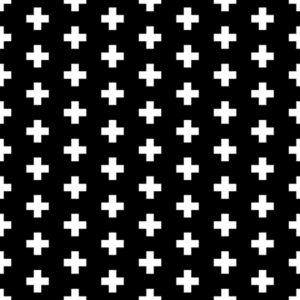 26 Plus Sign Black Monochroma (5047)