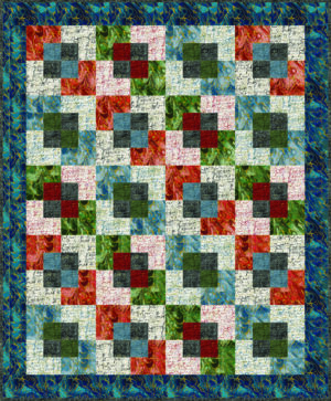 Fluidity - Marble Floor Free Pattern Quilt
