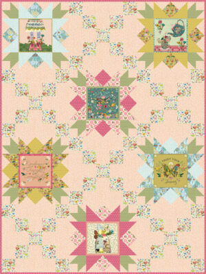 Joyful Flowers Quilt Pattern - By Benartex