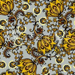 10 Yellow Grey Baroque (5064)