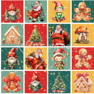 02 Christmas Boxes Santa's Village (5098)