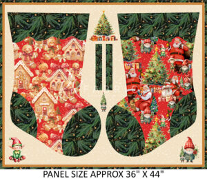 03 36 Inch Christmas Stockings Santa's Village (5098)