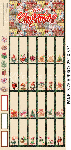 05 Advent Calendar 145cm Santa's Village (5098)