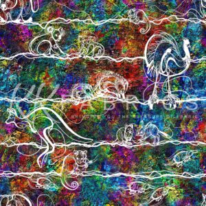 11 Linear Bright Dawn Drawn Down Under (5078)