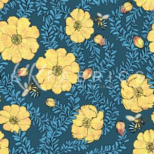 15 Hibbertia and Bees Wildlife & Wildflowers (5095)