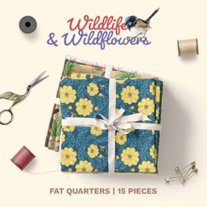 FQ Fat Quarters Wildlife & Wildflowers (5095)
