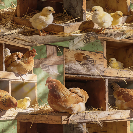 06 Insude the Coop Hen House (6073)